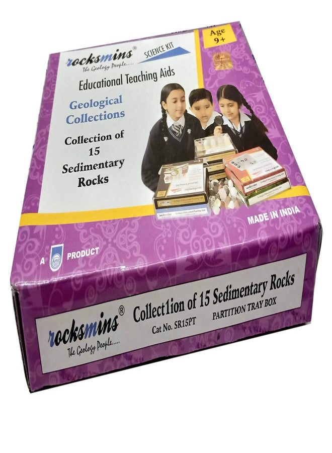 Rocksmins SR15PT Sedimentary Rocks Collection for Education - Image 2